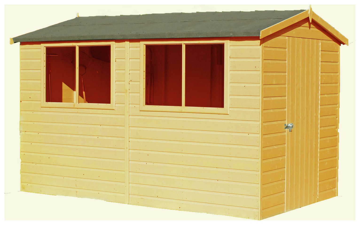 Homewood Lewis  Wooden 10 x 6ft Shiplap Shed