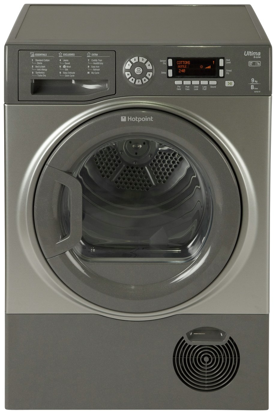 Hotpoint  SUTCD97B6GM 9KG Condenser Tumble Dryer - Graphite