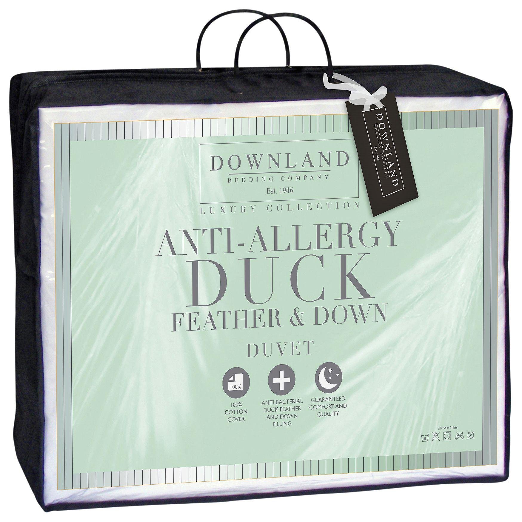 Downland 10.5 Tog Duck, Feather and Down Duvet - Single.