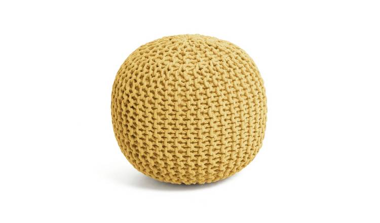 Knitted pod store footstool