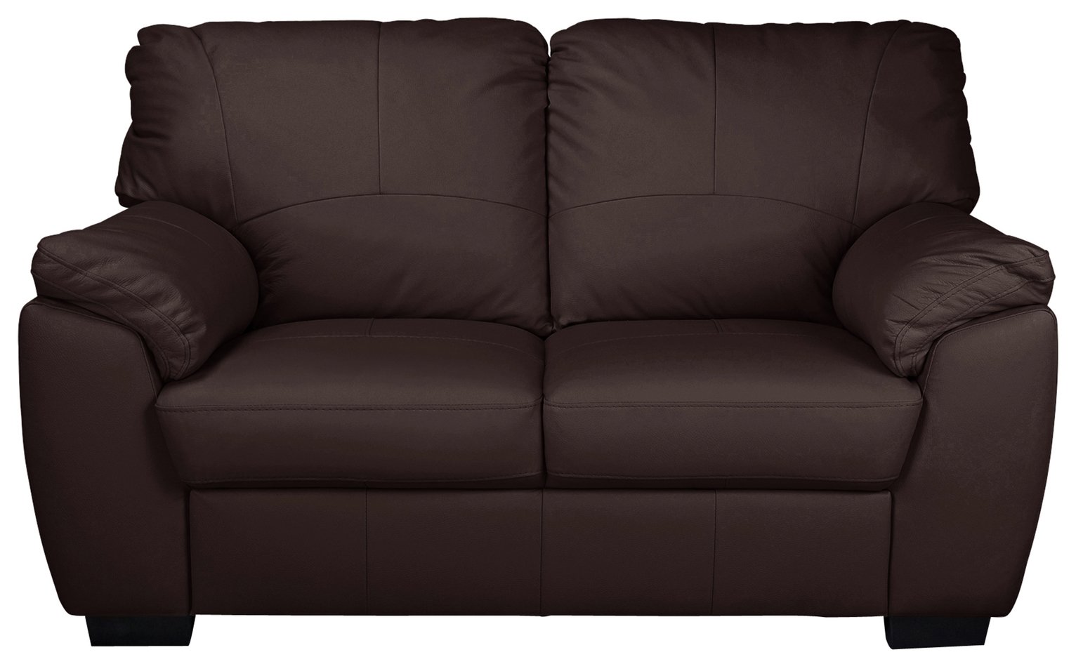 argos leather tub sofa