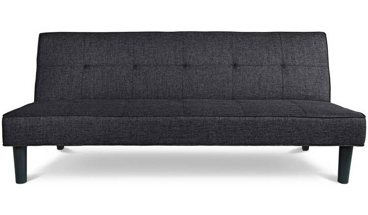 Argos Home Patsy Fabric 2 Seater ClicClac SofaBed - Charcoal