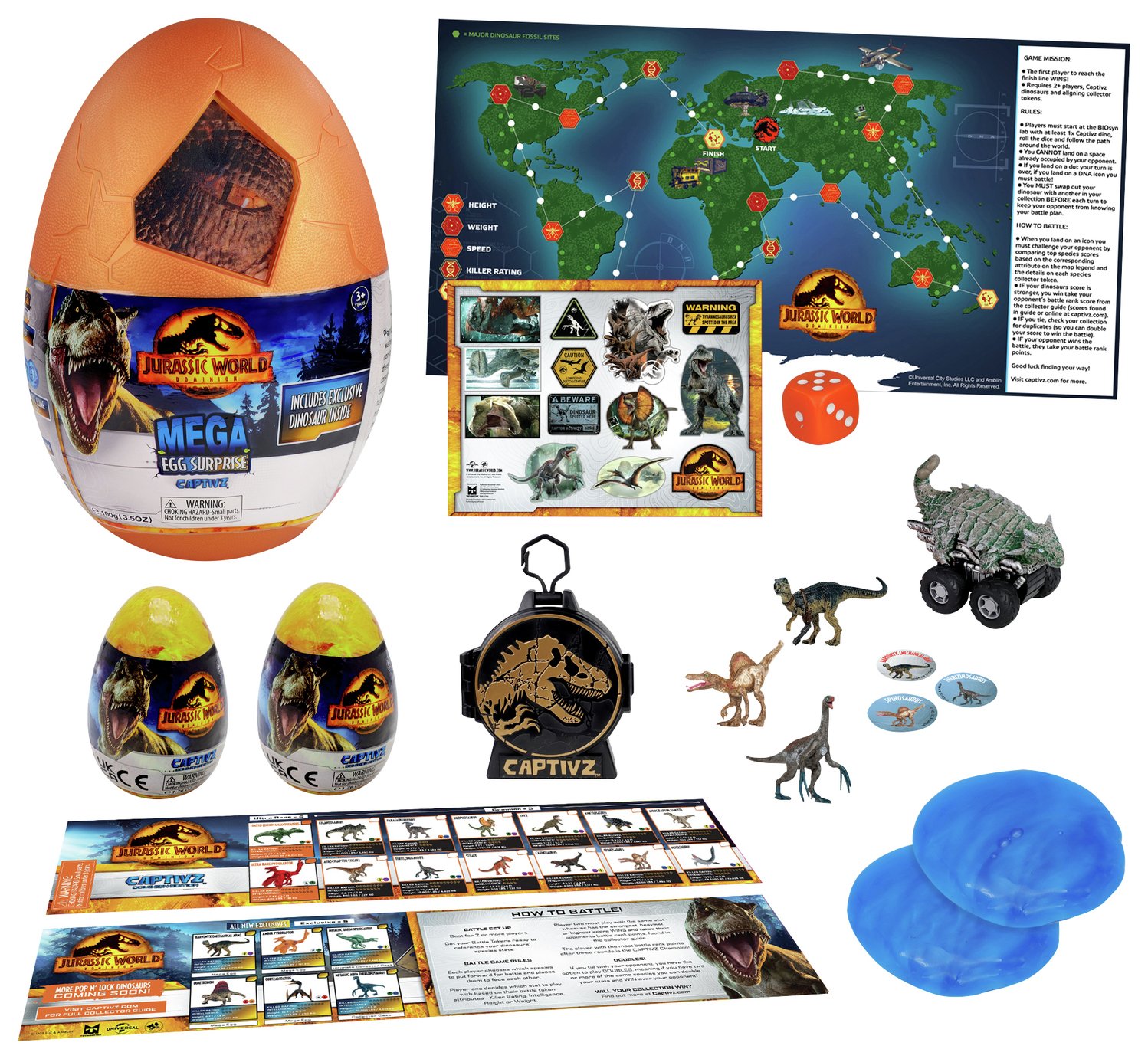 Jurassic World Captivz Dominion Mega Egg review