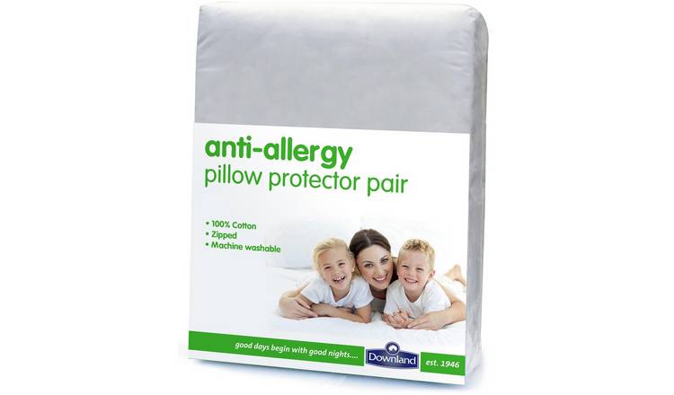 Downland Anti Allergy Pair of Pillow Protectors