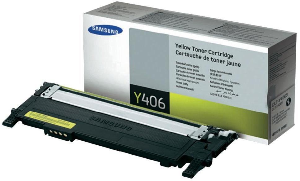 Samsung CLT-Y406S/ELS Yellow LaserJet Toner Cartridge