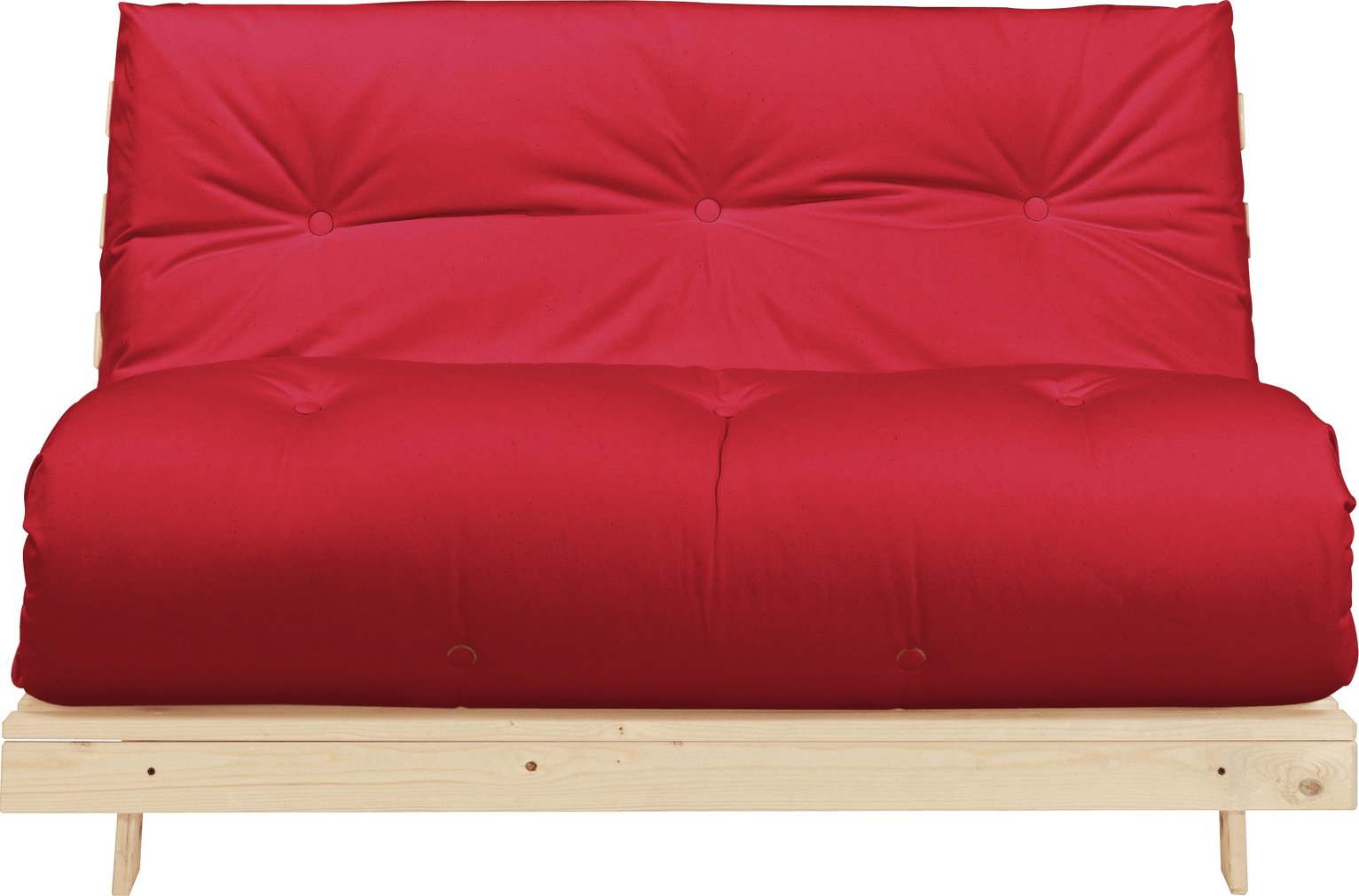 Argos Home Tosa 2 Seater Futon Sofa Bed - Red