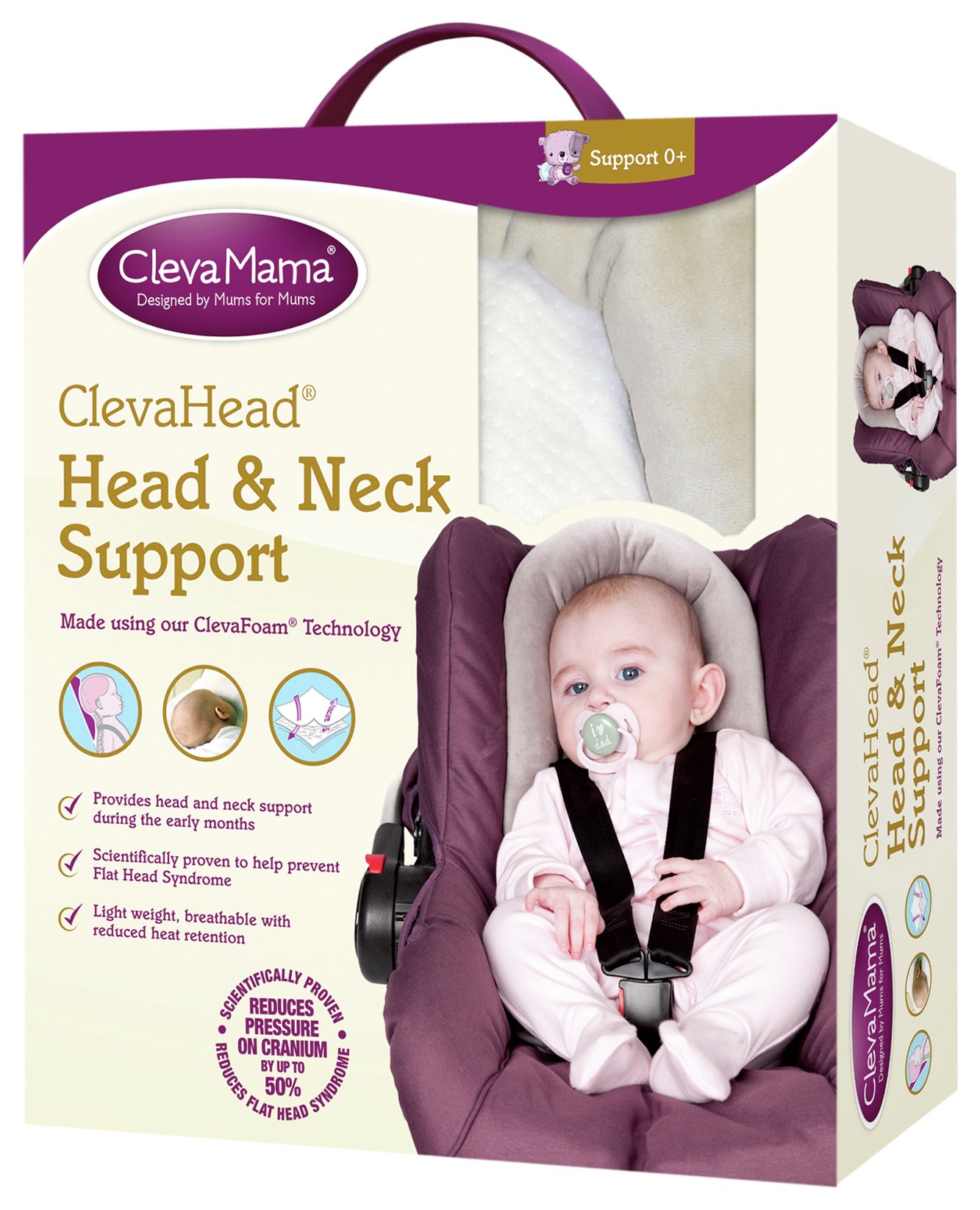 Clevamama Baby Car Seat Support Clevahead Reviews