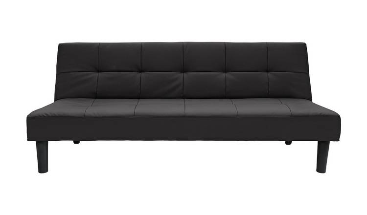 Buy Habitat Patsy 2 Seater Clic Clac Sofa Bed Black Sofa beds Argos