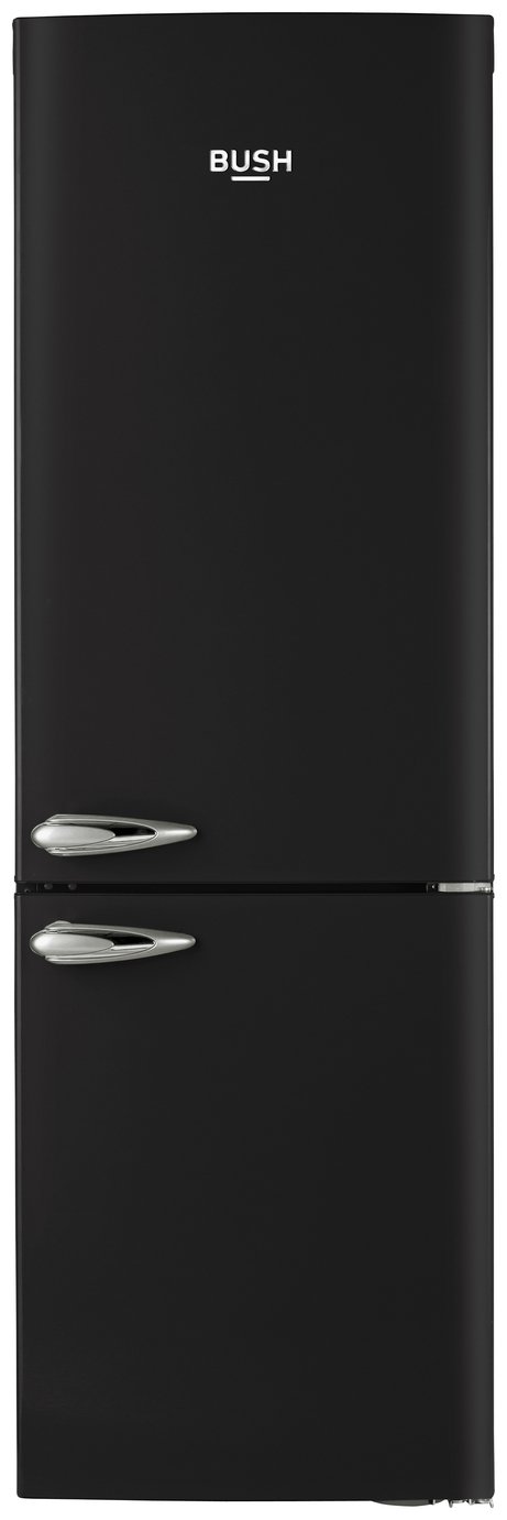 Bush Classic BFFF60 Frost Free Retro Fridge Freezer - Black