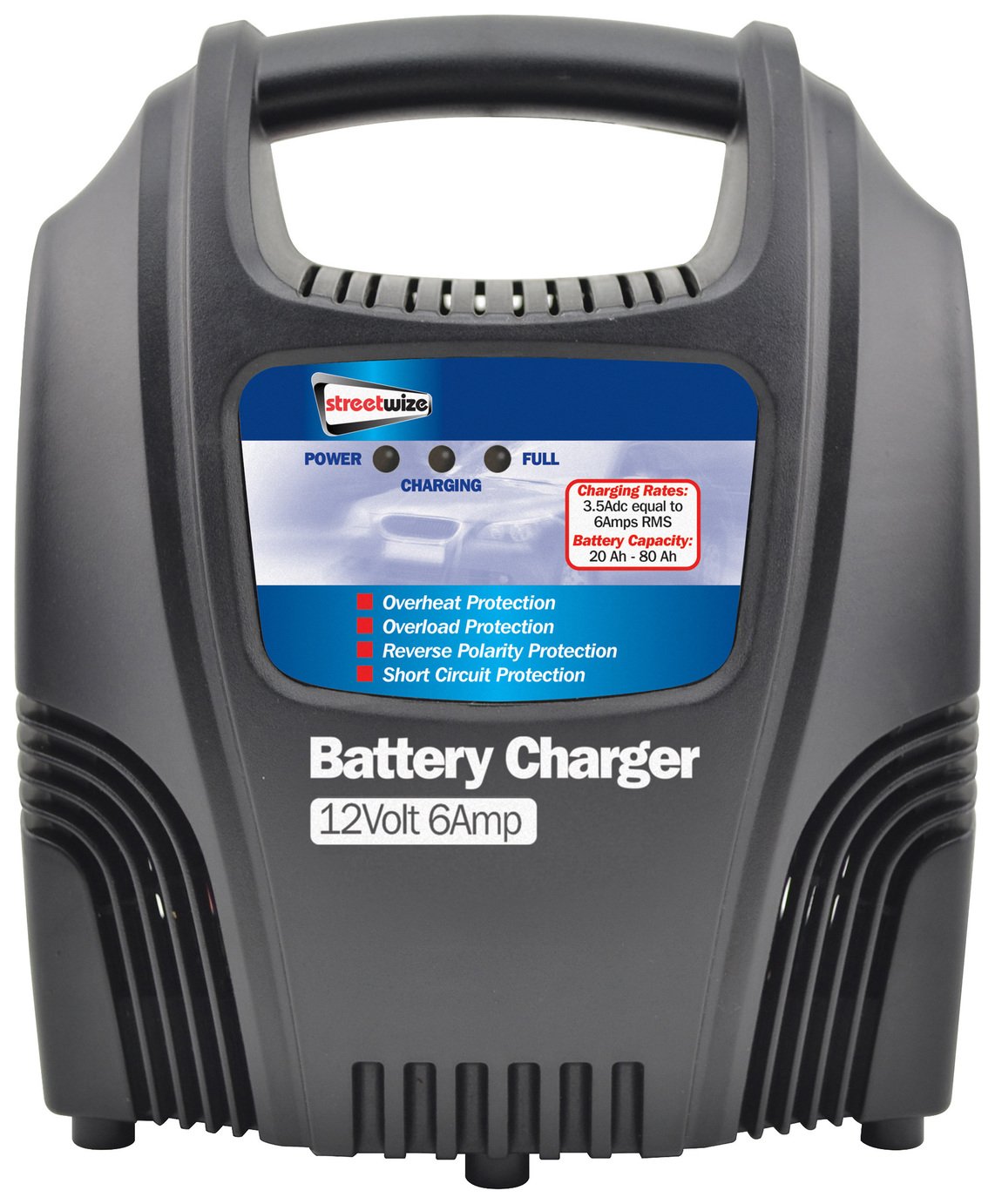 Streetwize 6 Amp 12V Compact Battery Charger. Reviews