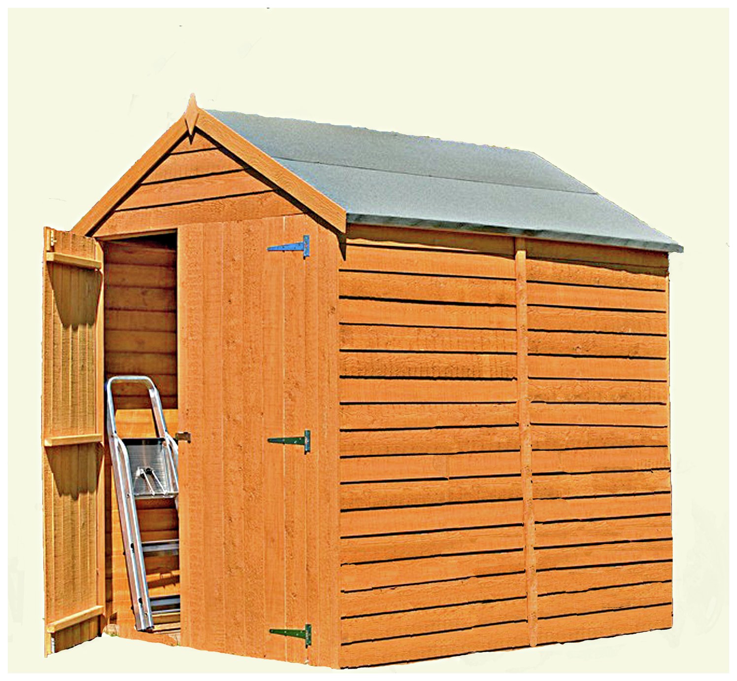 Homewood Caldey Shiplap Pent Wooden Garden Shed 10 x 8ft