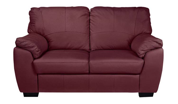 Burgundy leather armchair hot sale