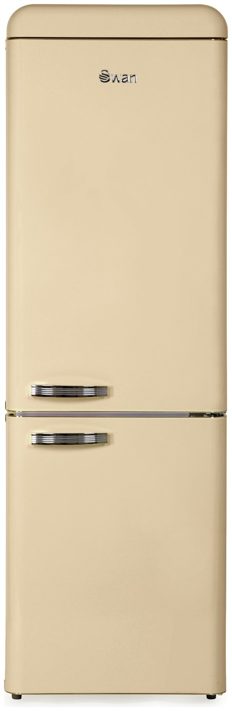 Swan SR11020CN Retro Tall Fridge Freezer - Cream