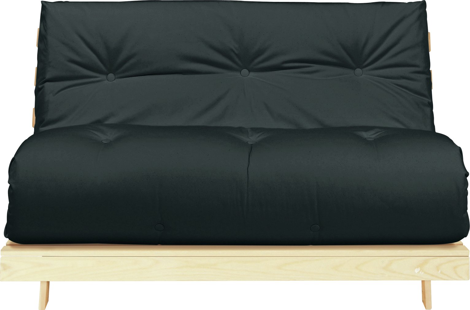 Kyoto Tosa 2 Seater Futon Sofa Bed - Black