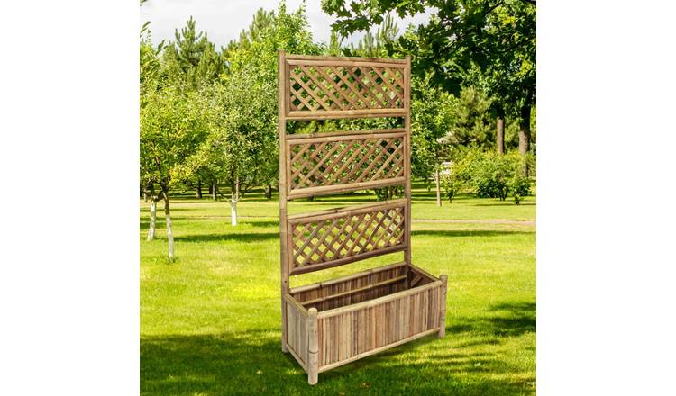 Walplus Bamboo Raised Garden Bed - 70 x 30 x 135 cm