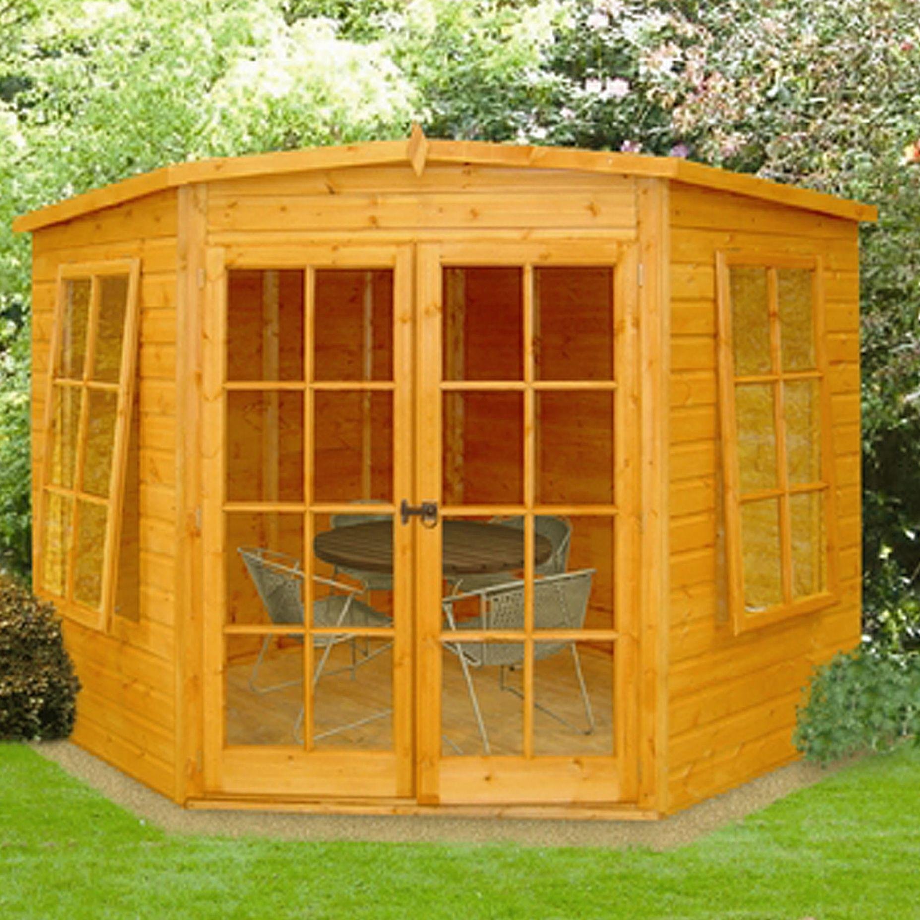 Homewood Hampton Wooden Summerhouse - 7 x 7ft