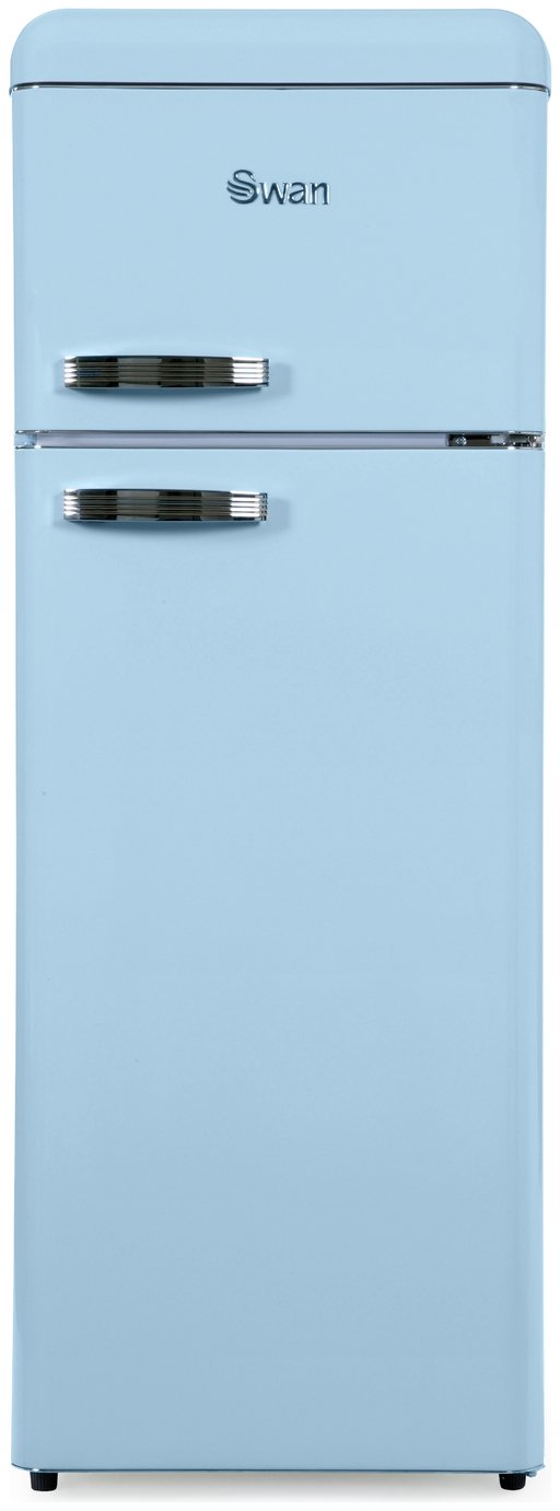 Swan SR11010BLN Retro Tall Fridge Freezer - Blue