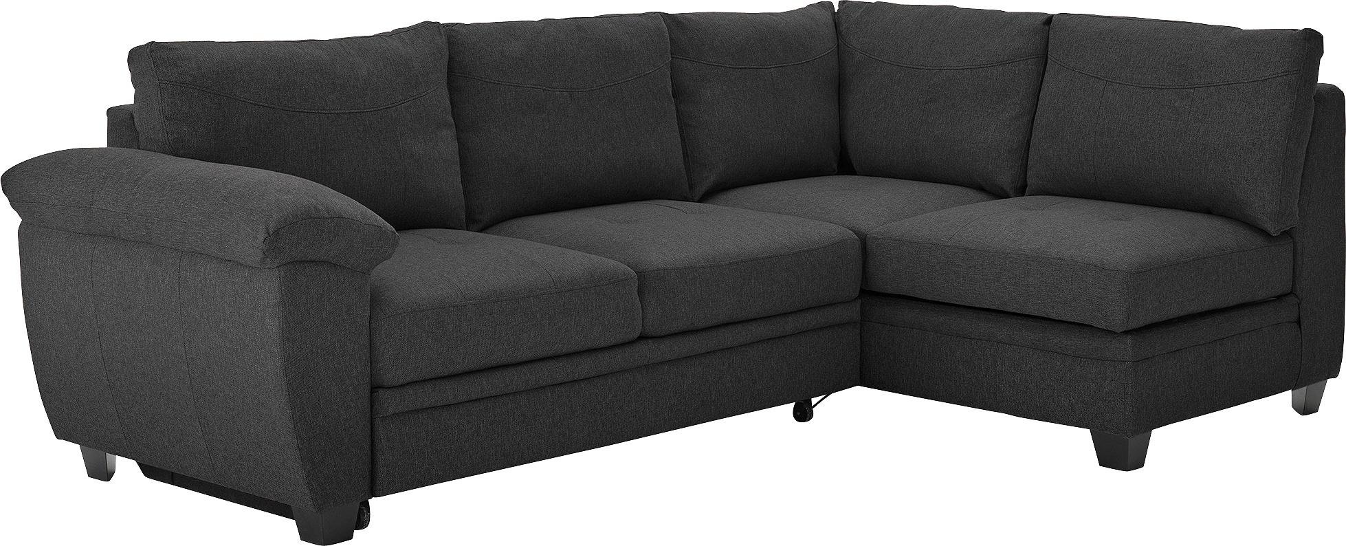 Argos Home Fernando Right Corner Fabric Sofa Bed - Charcoal