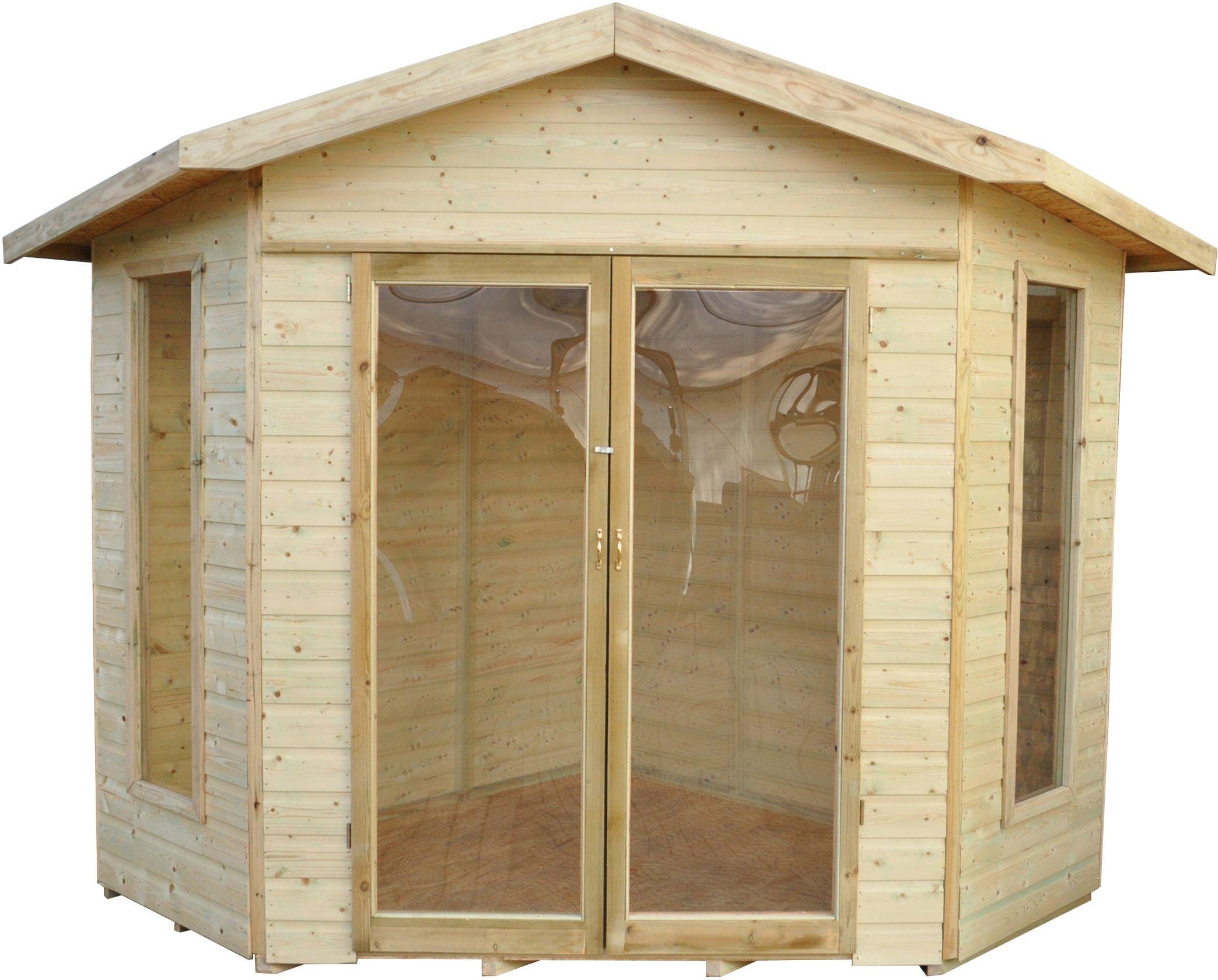 Forest Honeybourne Wooden Corner Summerhouse - 8 x 8ft