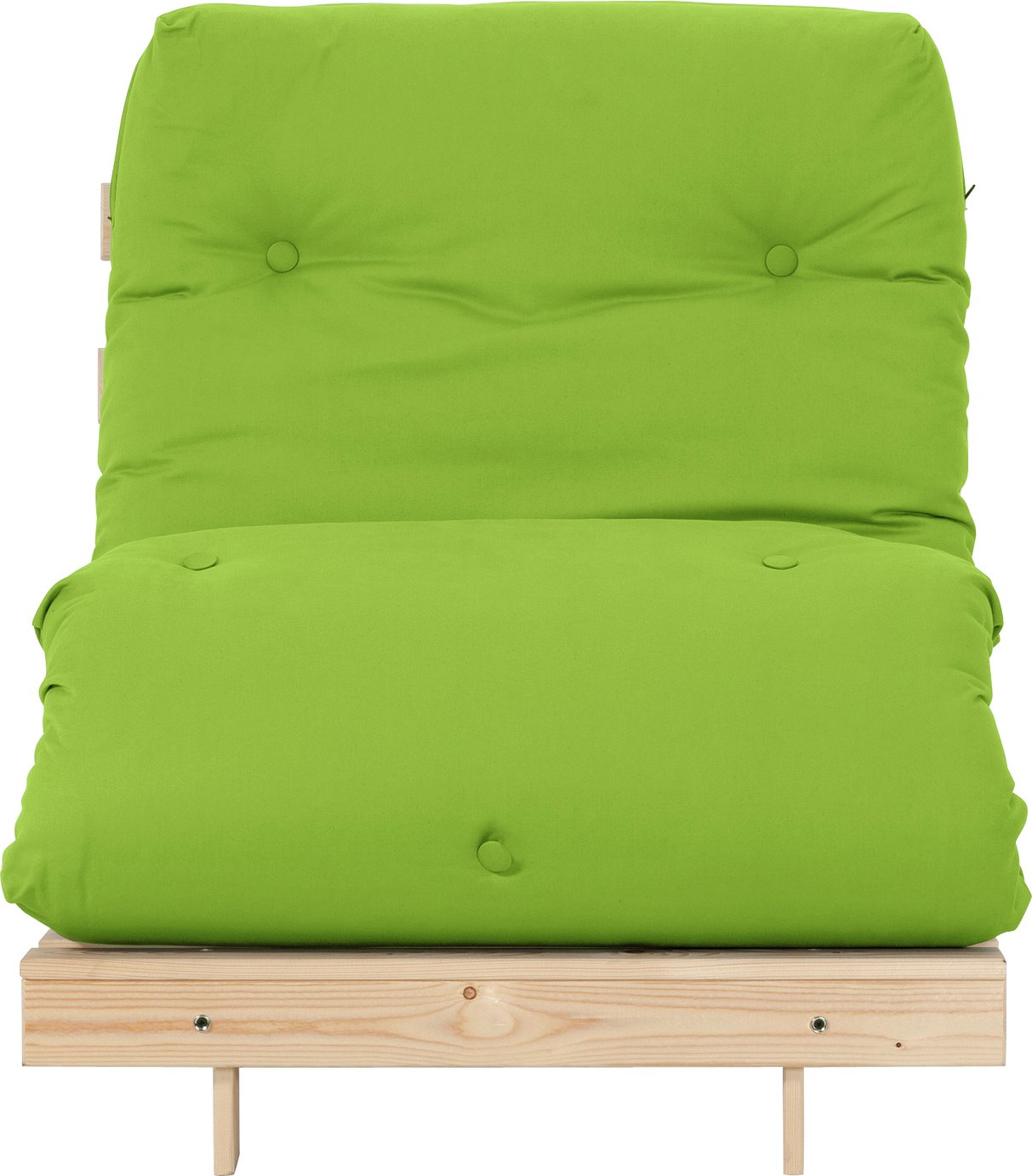 Argos Home Single Futon Sofa Bed with Mattress - Green