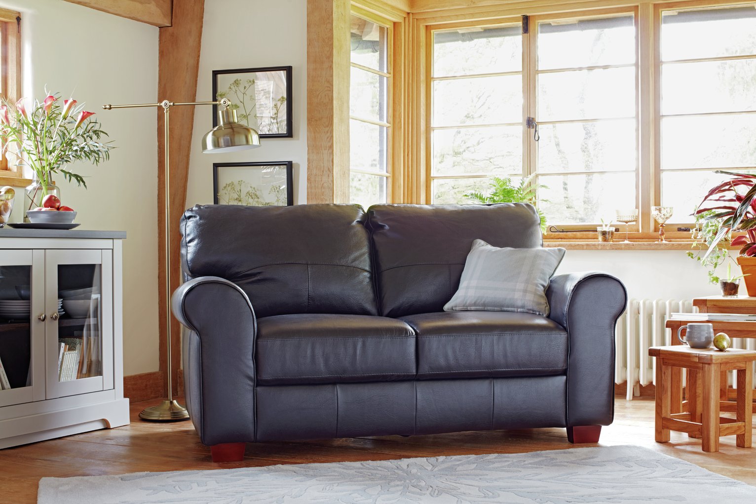 Argos Home Salisbury 2 Seater Leather Sofa Reviews Updated July 2023