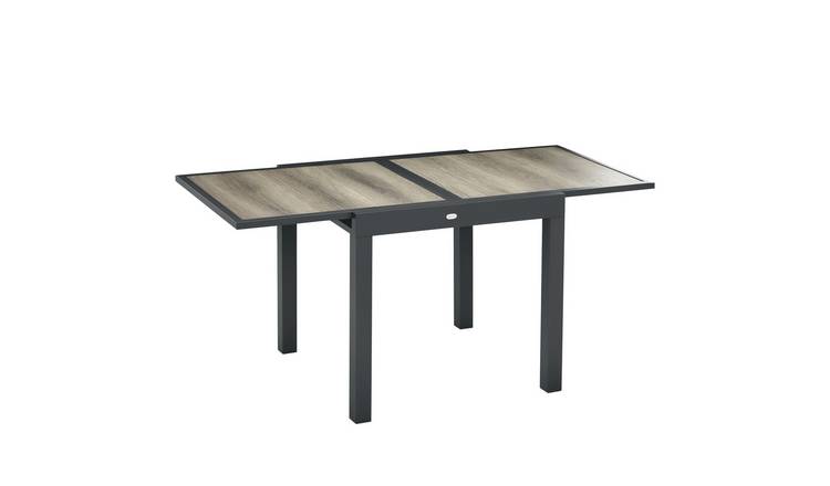 Outsunny 6 Seater Extending Garden Table - Beige