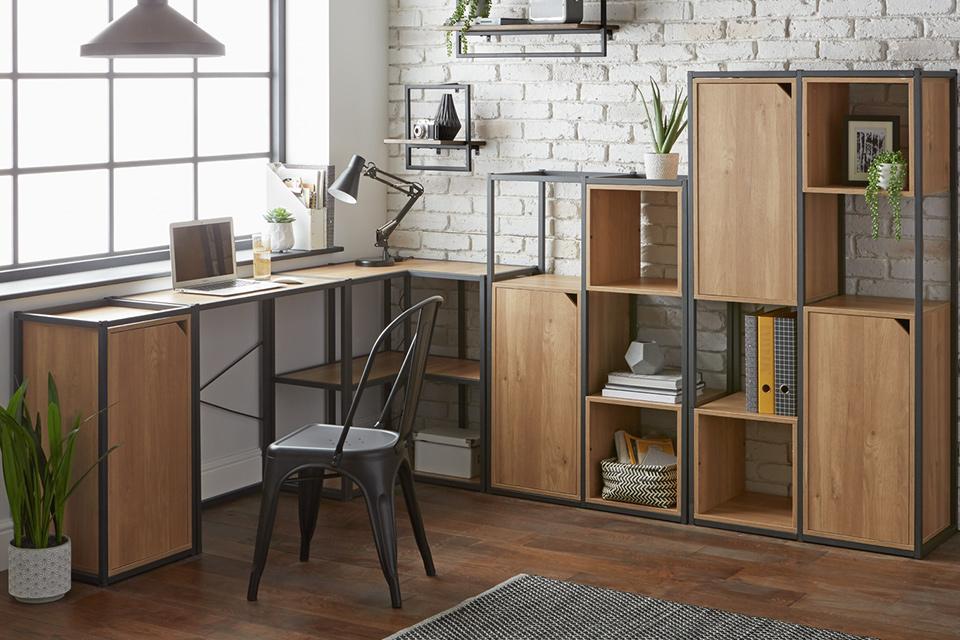 industrial look | Modern home decor | Argos Buy Argos Home Loft Living Clamp Desk
