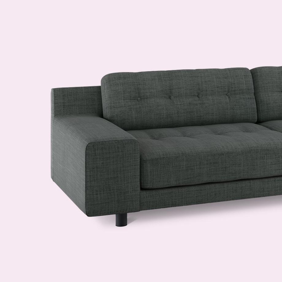 Image of a grey sofa.