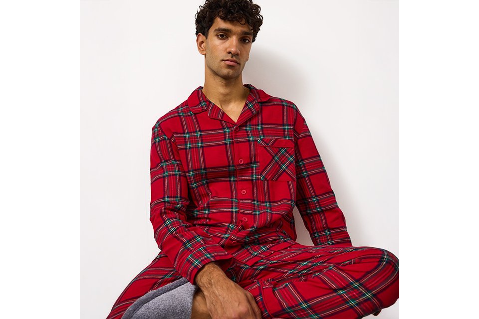 Men's Christmas nightwear.
