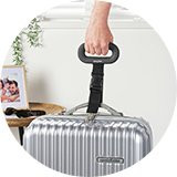 Salter Soft Touch Luggage Scale - Black.