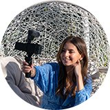 Sony Alpha ZV-E10L Mirrorless Vlog Camera with 16-50mm lens.