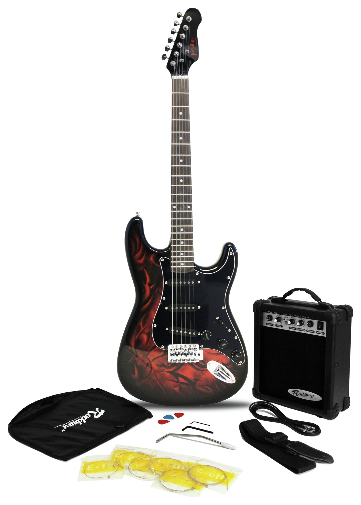 Jaxville Electric Guitar Pack - Demon