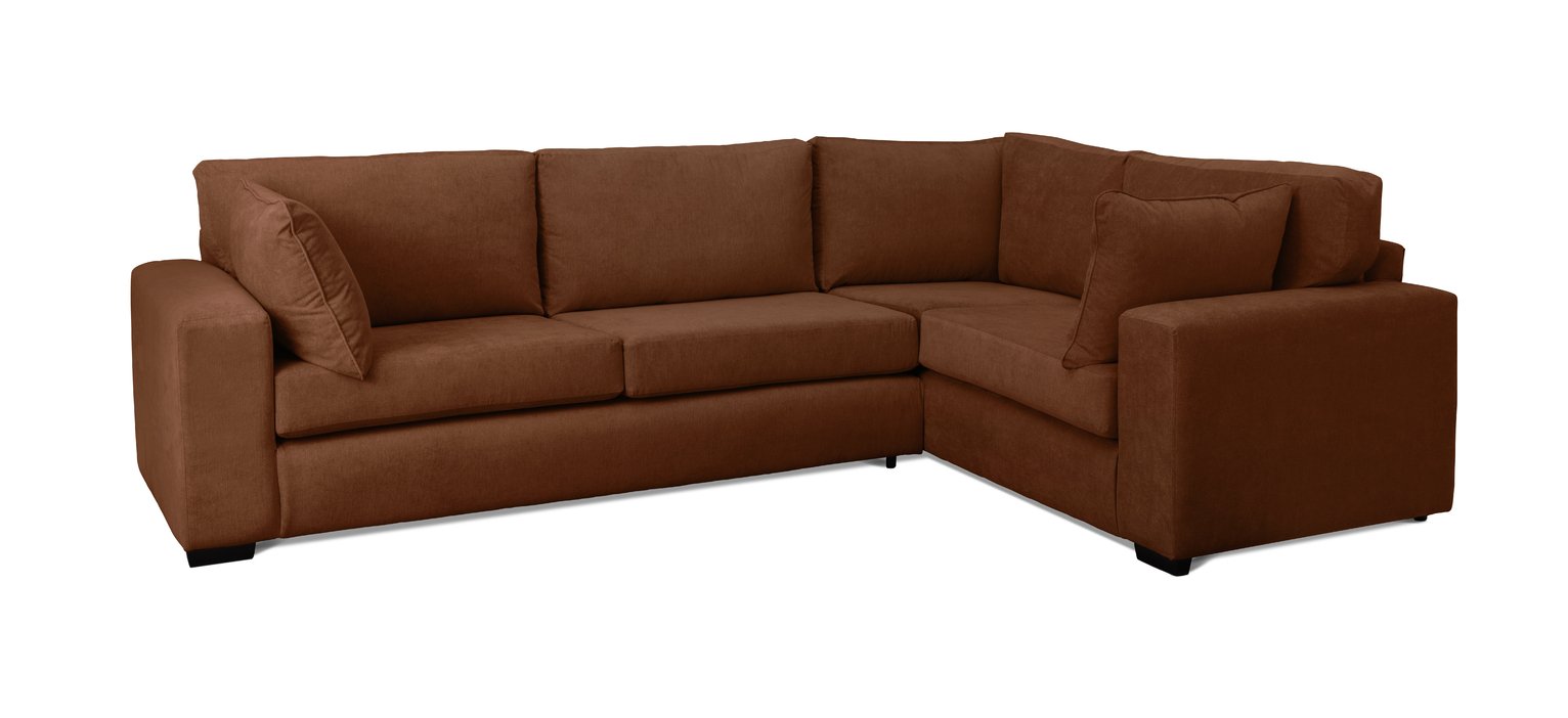 Argos Home Eton Right Corner Leather Sofa Review