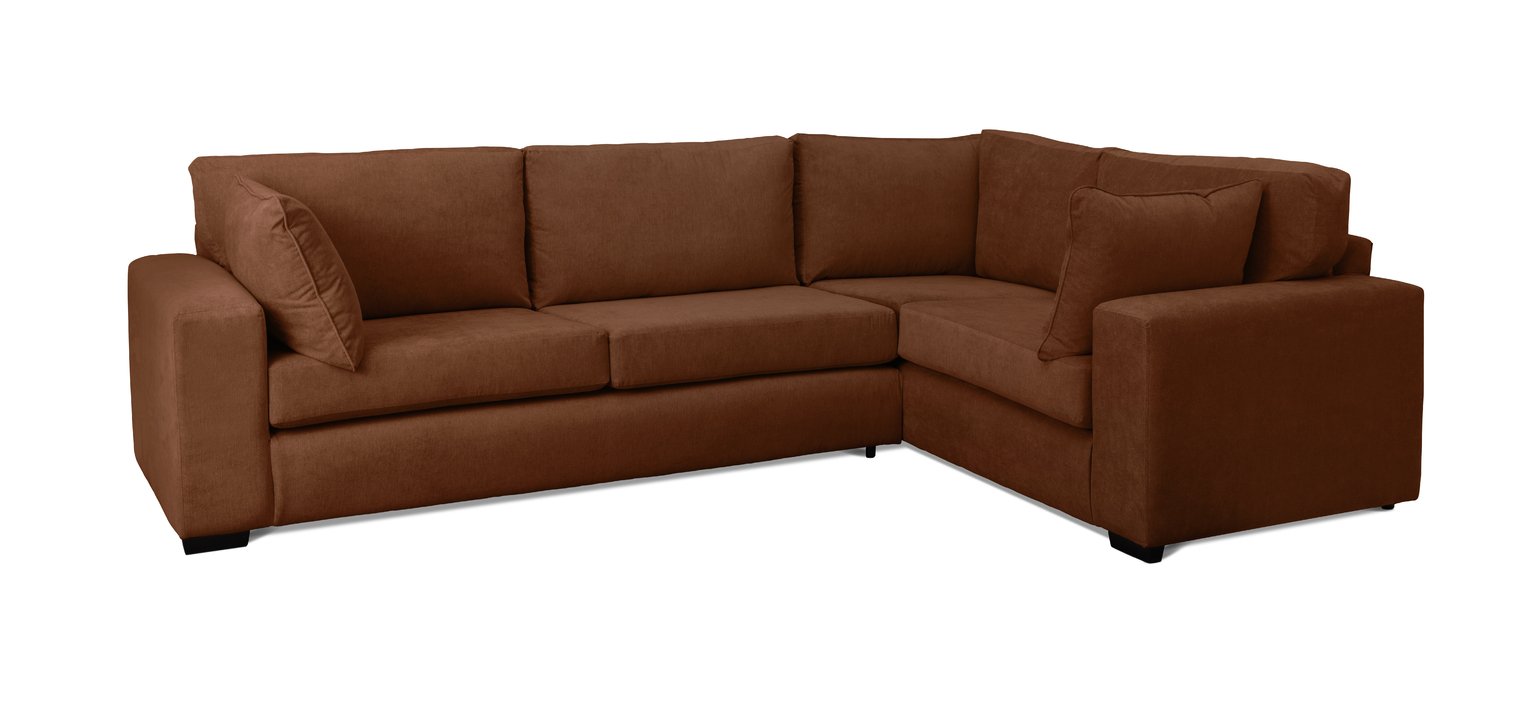 Argos Home - Eton - Leather Right Hand Corner Sofa