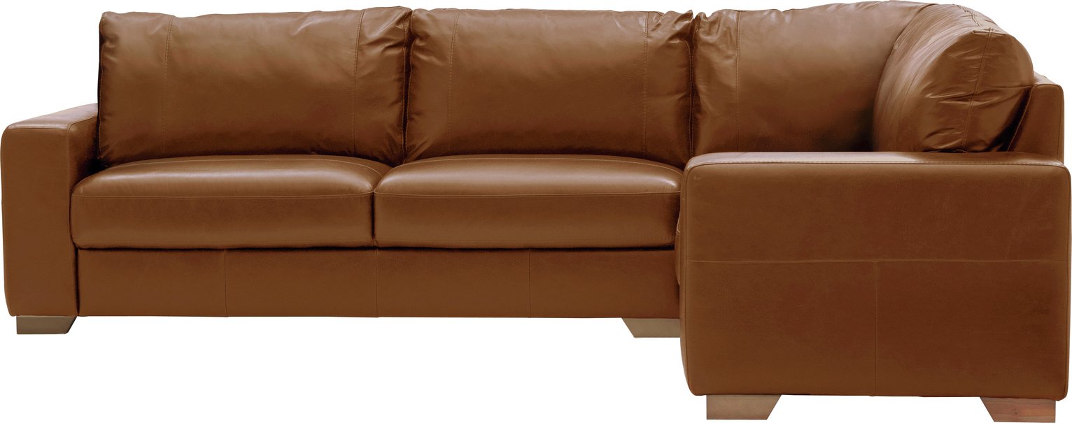 Argos Home Eton Leather Right Hand Corner Sofa Reviews