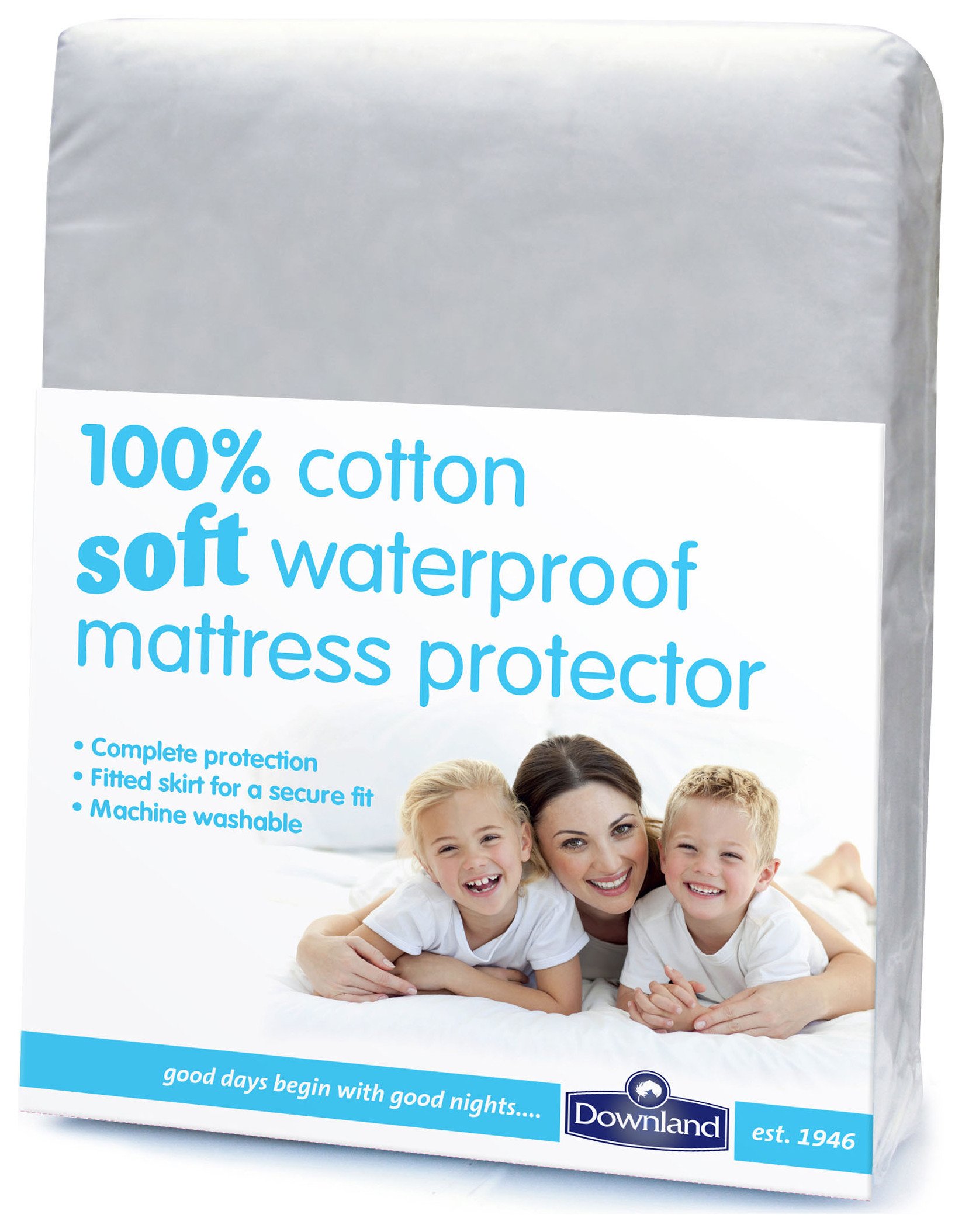 Downland Cotton Soft Mattress Protector - Superking