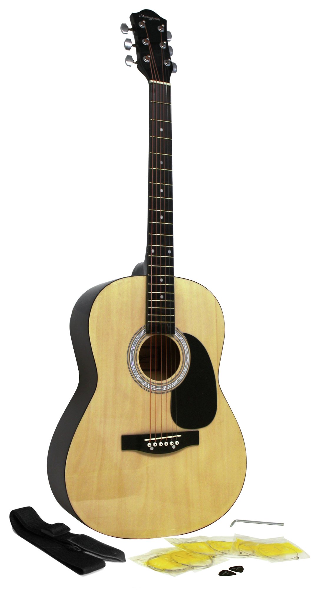 Martin Smith 39 Inch Acoustic Guitar Pack - Natural