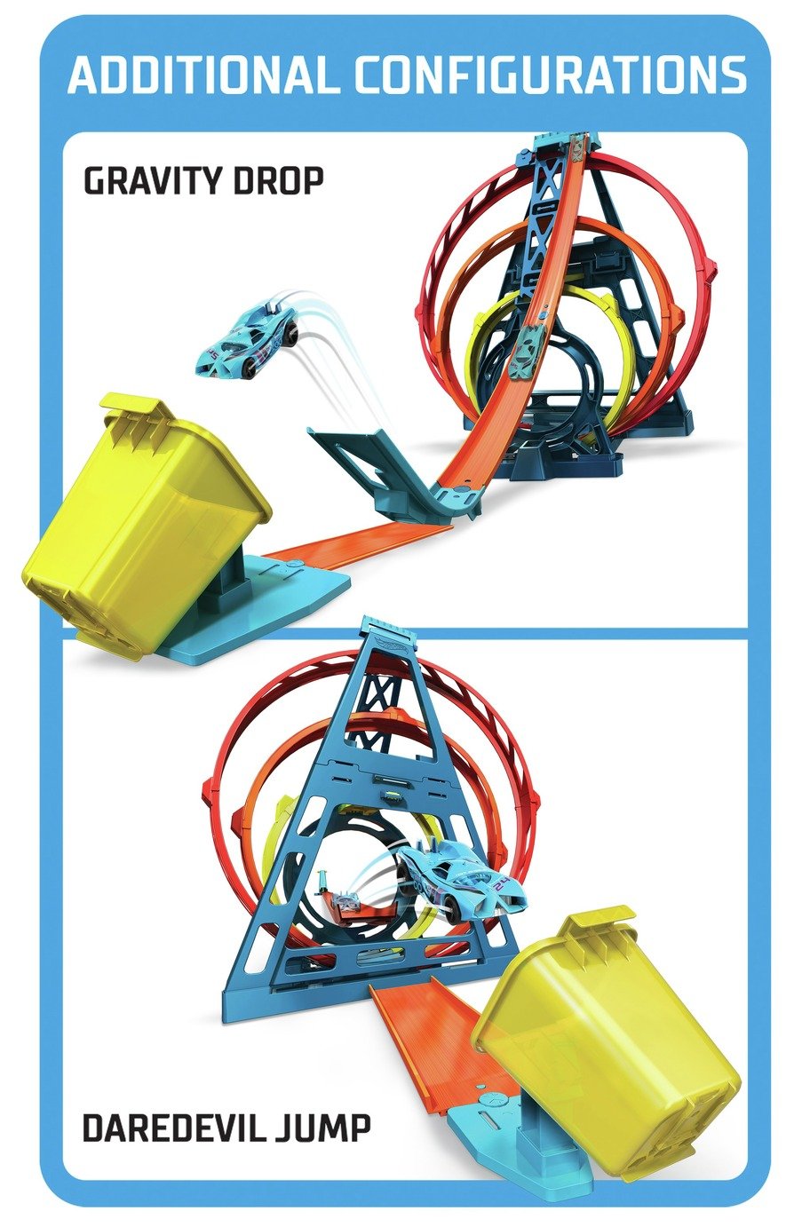 Hot Wheels Trackbuilder Triple Loop Kit Review