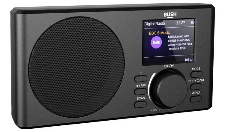 Buy Bush Hampton Dab+ Portable Radio - Black, Radios and clock radios