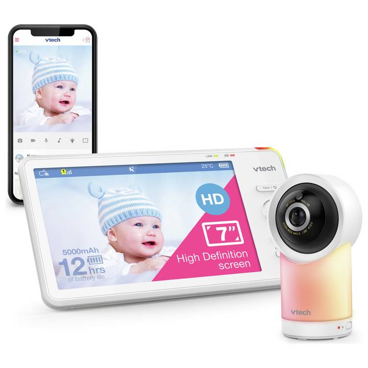 Vtech RM7766 HD Smart Pan And Tilt Smart Baby Monitor 0