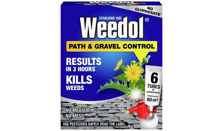 Weedol Path & Gravel Control Concentrate Tubes - Pack of 6