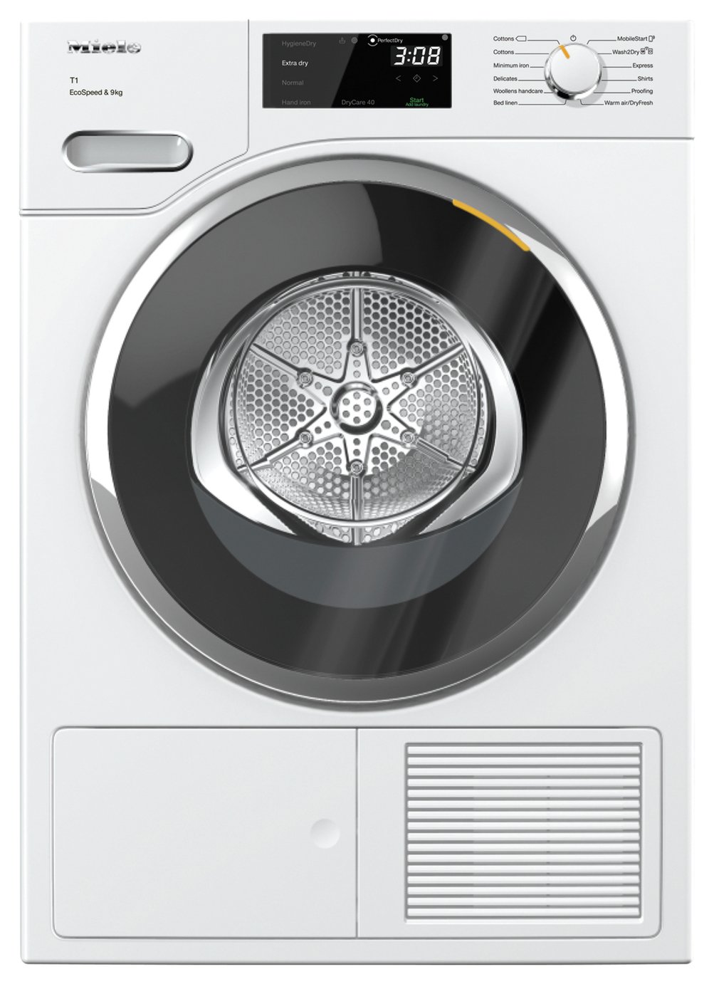 Miele TWH780WP 9KG Heat Pump Tumble Dryer - White