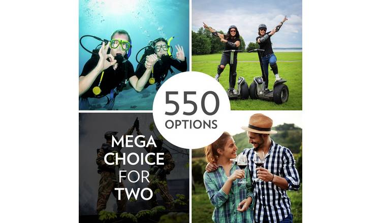 Activity Superstore Mega Choice For Two Gift Experience