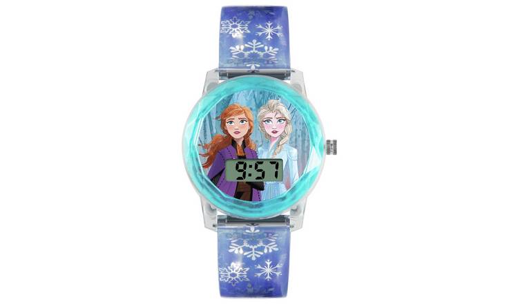 Disney Frozen 2 Kid's Purple Plastic Strap Watch