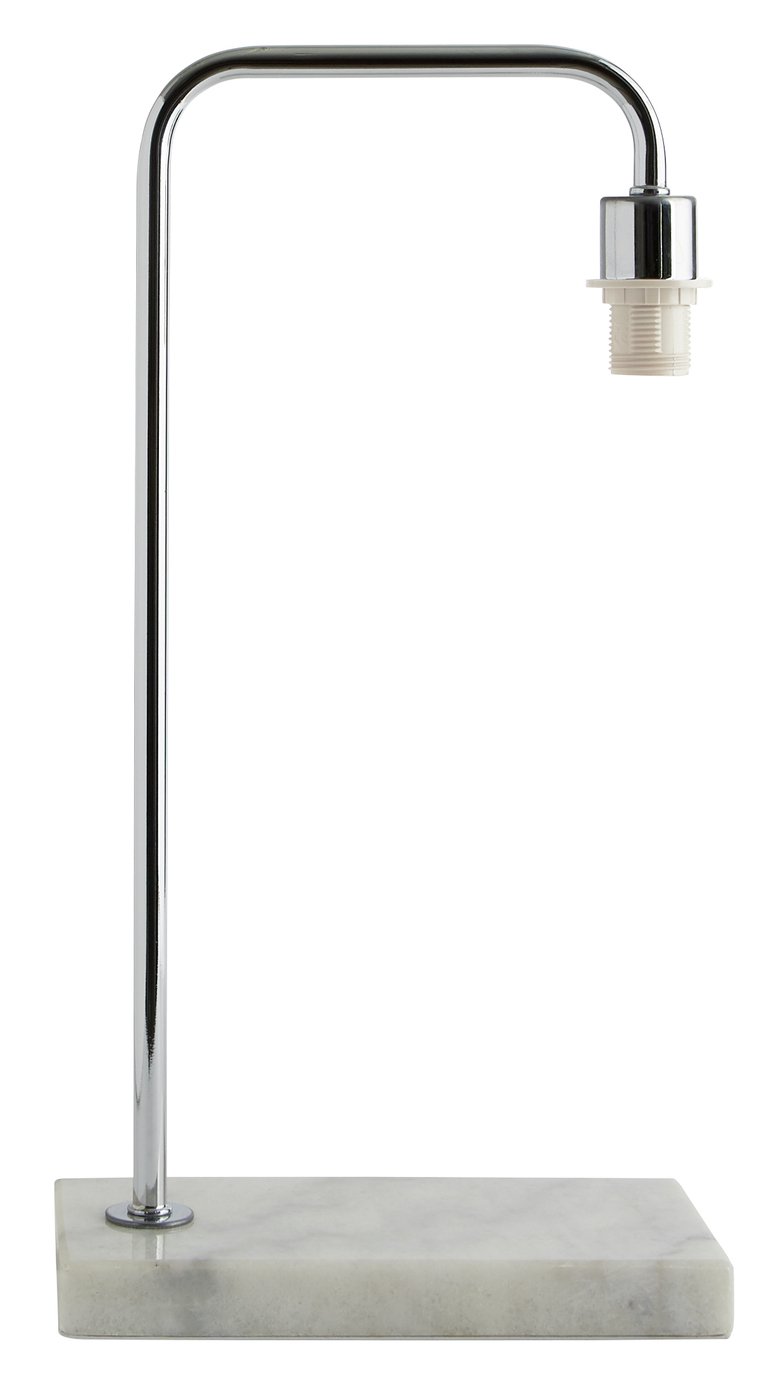 Habitat Marbelle Table Lamp - Chrome