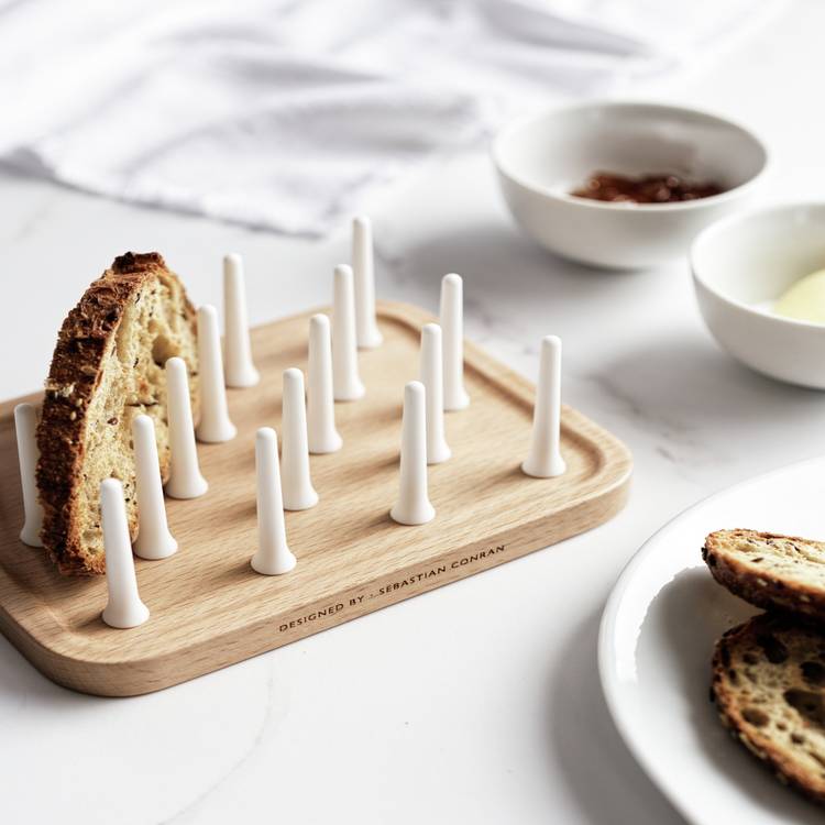 Designed by Sebastian Conran Beech Wood Toast Rack 0