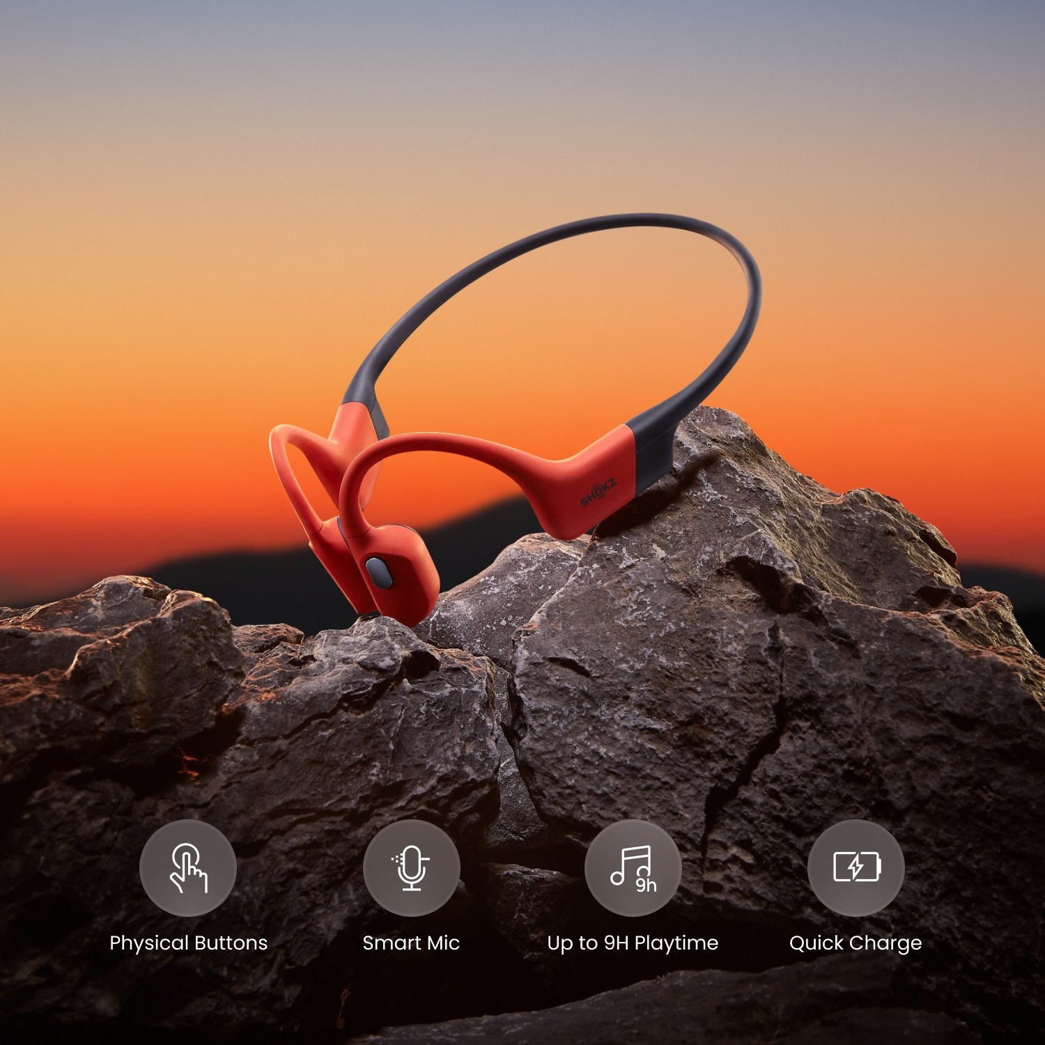 べ*ー様 ☆SHOKZ OPEN SWIM PRO レッド☆新品　購入証明・保証 Buy Shokz OpenSwim Pro Wireless Bluetooth Headphones - Red