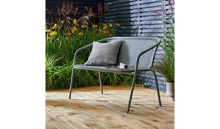 Argos outdoor bench online cushions