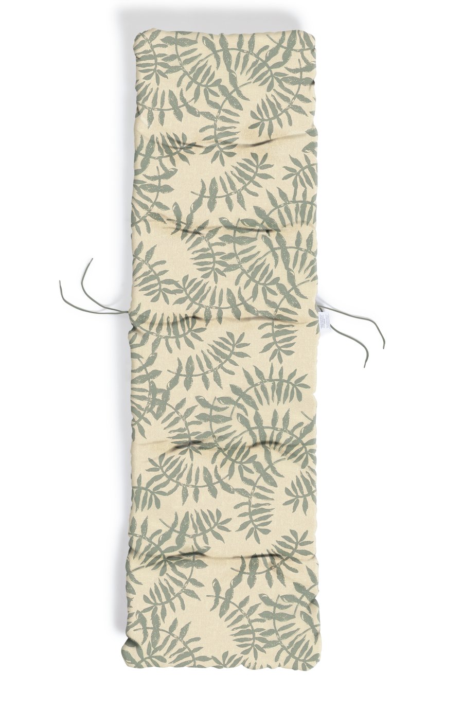 Argos Home Lino Leaf Garden Chair Cushion - Green