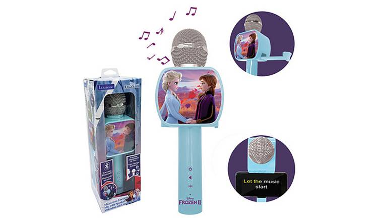 Buy Frozen II Karaoke Microphone with Bluetooth Karaoke microphones Argos